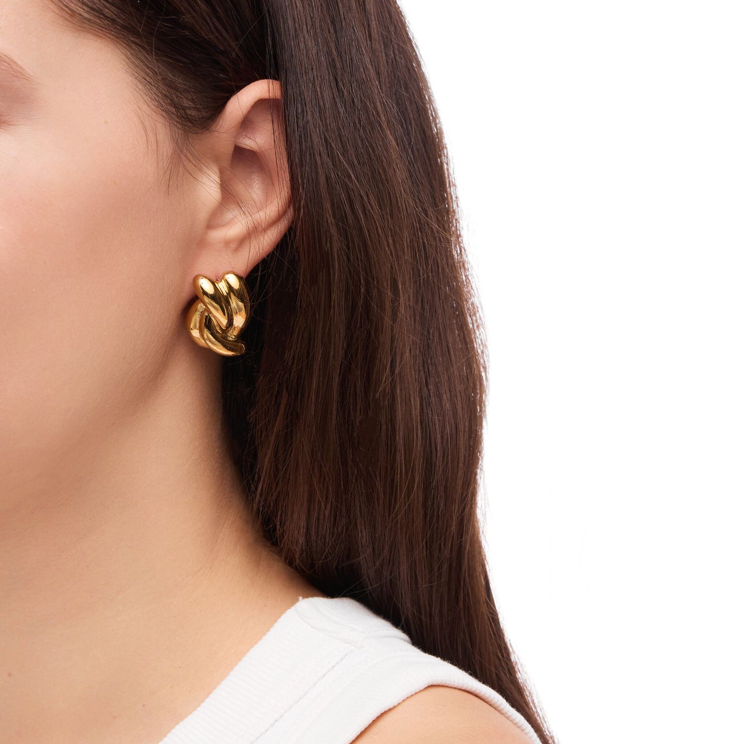 Серьги Golden Knot Earrings