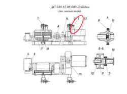ДС-185 40.01.300 Лебёдка (ручная)