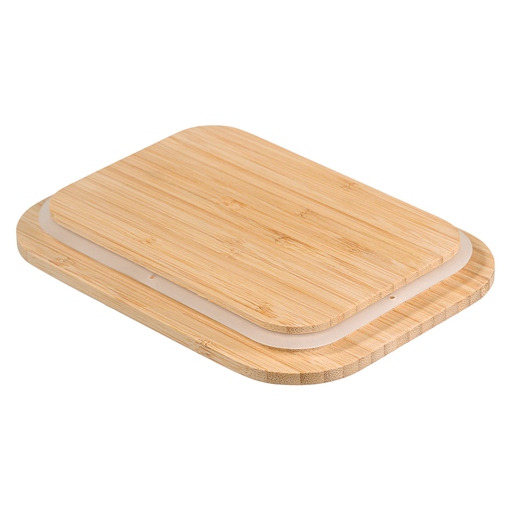 Контейнер для запекания и хранения smart solutions с крышкой из бамбука, 640 мл