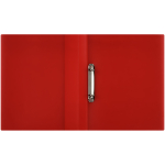 Папка на 2 кольцах А4 700мкм, красная "Кристалл" (Стамм)