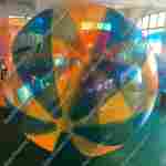 Аттракцион Водный шар ПВХ «Оранжево - синий», 1,8*1,8*1,8 м