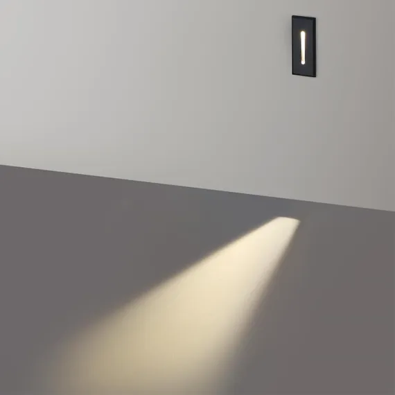 7054/3WL HIGHTECH ODL25 339 металл/металл Подсветка лестницы черн IP20 LED 1*3W 2700K ESCALA
