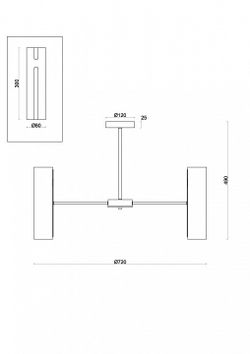 Люстра на штанге Freya Fiore FR5368CL-14BS