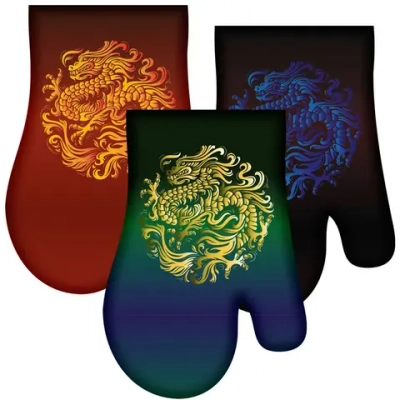 Прихватка-рукавица «Лунный Дракон» 17*27см