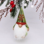 Ёлочная игрушка «Весёлый лесовичок» 6,5*5,5*13 см, зелёный