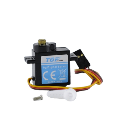 Сервомашинка 9g для самолета Top RC Jet Star Pro (руль высоты), провод 80мм