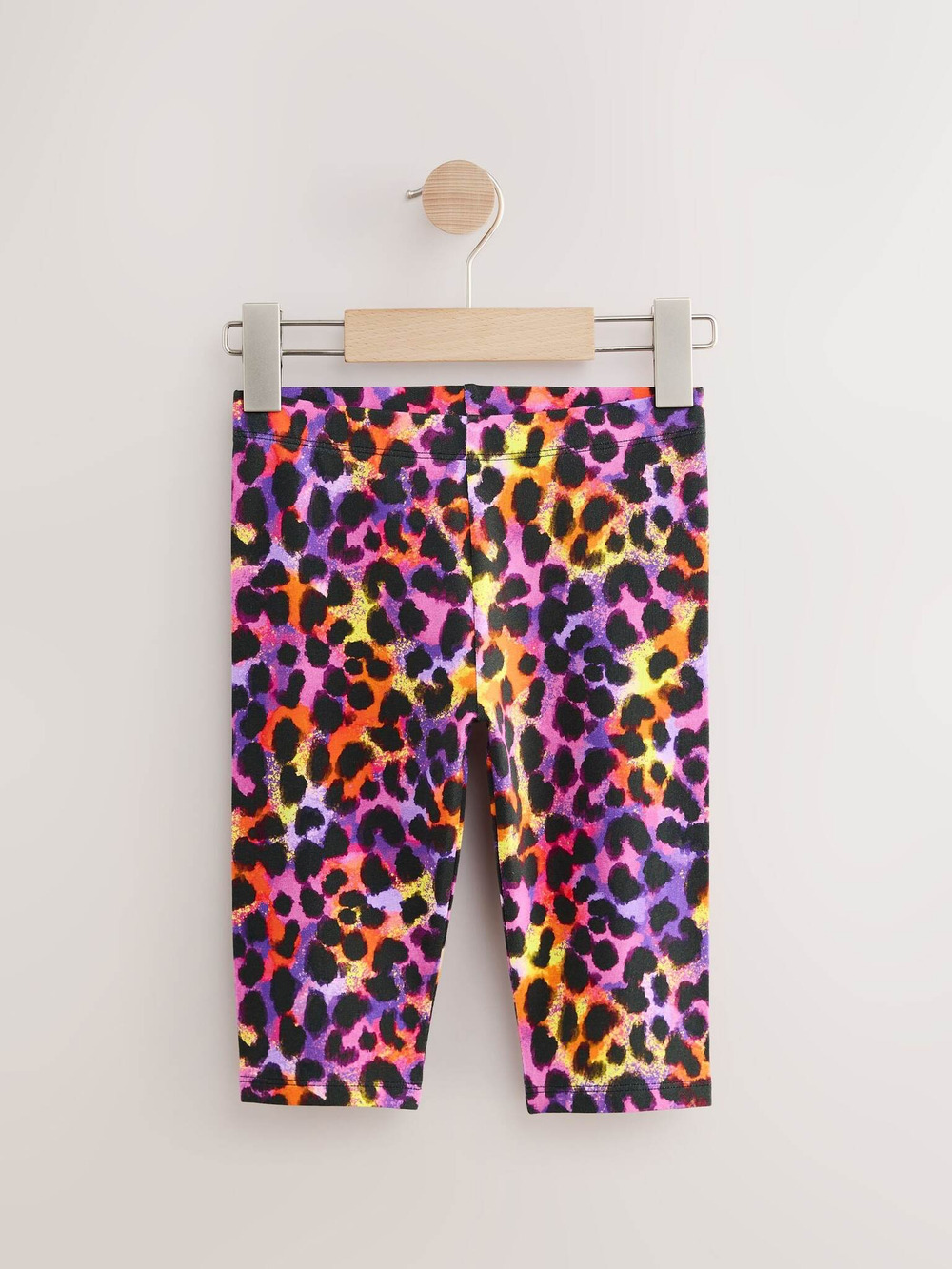 Легинсы укороченные для девочки Next AH9-733, 4 шт., Черный, Розовый, Сиреневый