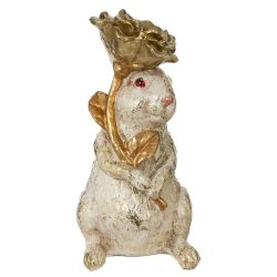 GAEM Фигурка декоративная "Заяц", L7,5 W7,5 H14,5 см