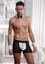 Костюм официанта SL (46-48) (Цвет: черный с белым)