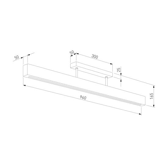 6614 / потолочный светильник /Teo