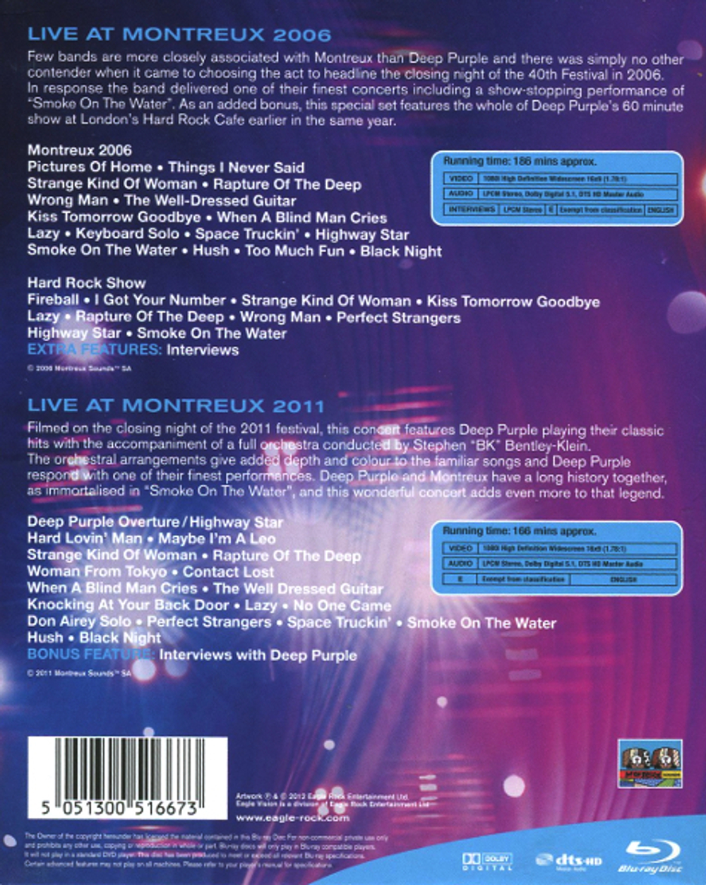 Deep Purple / The Best Of Deep Purple At Montreux (2Blu-ray)