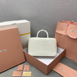 Miu Miu Leather Beau Bag 34 cm