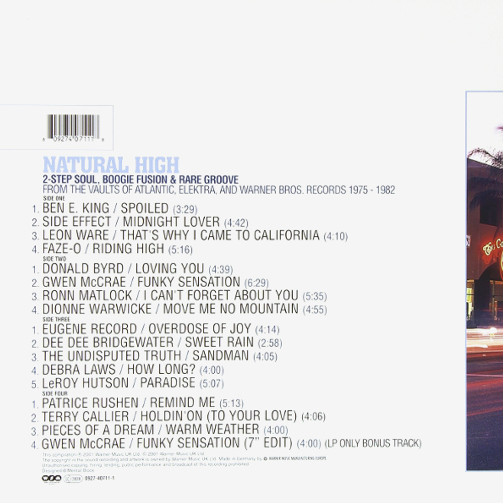 Сборник / Natural High (2LP)