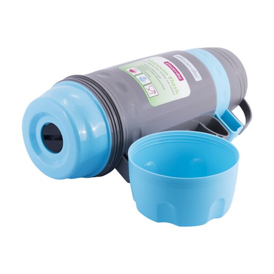 Термос 1 л. со стеклянной колбой Kamille KM 2080 пластиковый корпус