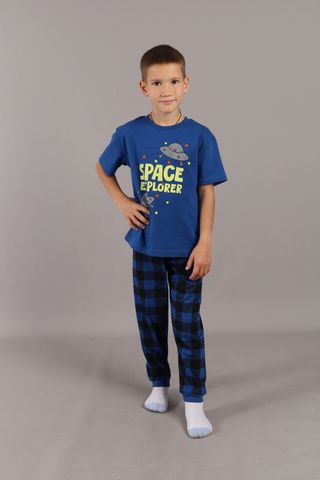 CWKB 50237-42K Пижама для мальчика (футболка, брюки), Синий