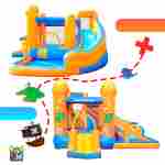 Домашний надувной батут «Остров сокровищ» 3,40*3,40*2,15 м