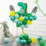 Шар (34''/86 см) Фигура, Динозаврик, Зеленый, 1 шт.