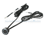 Сенсорный диммер (выкл) встраив. DKs-3-12/24, IP20, 12В/60Вт, 24В/100Вт, D=20мм, каб.1м, черный