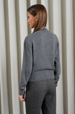 22921 Джемпер женский (графит)