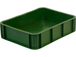 Ящик сплошной 430×330×110 мм, объем 12 л., арт.: 405, зелёный, код: 00433