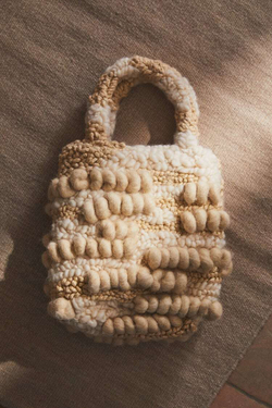 ZARA HOME СУМКА ИЗ ХЛОПЧАТОБУМАЖНОЙ ТКАНИ, БЕЖЕВЫЙ