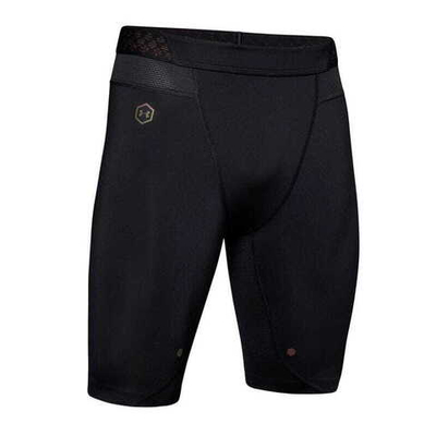 Мужские шорты теннисные Under Armour Men's UA RUSH Compression Shorts - black
