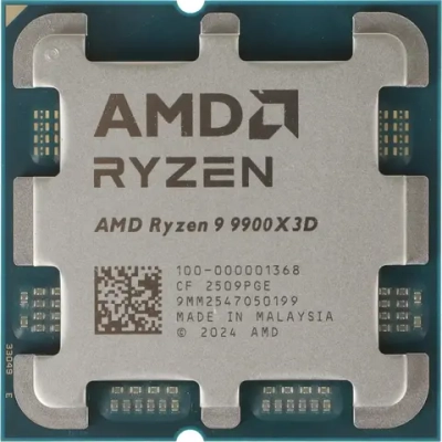Процессор AMD Ryzen 9 9900X3D OEM (12 ядер, 4.4 ГГц, 128 МБ кэш, 120 Вт), без кулера