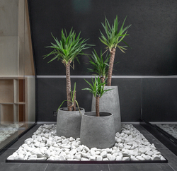 Кашпо CONE NERO