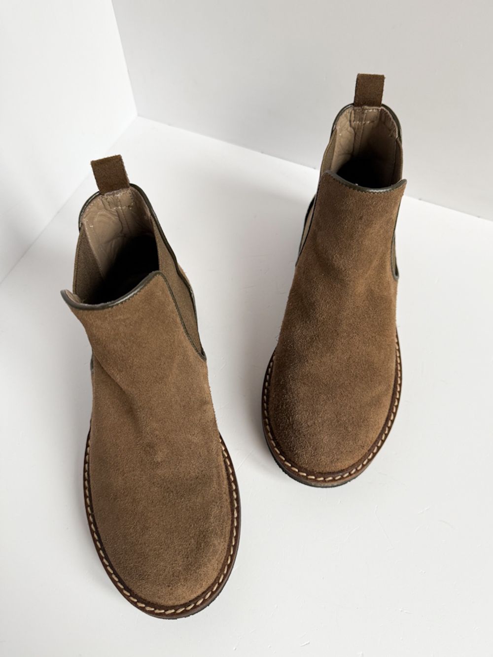 Замшевые ботинки Bonpoint, 32