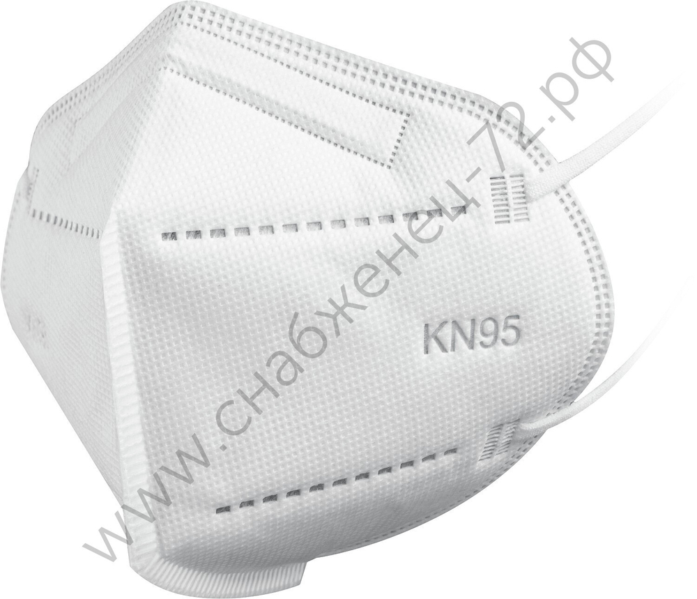 ЗУБР KN-95 класс защиты FFP2, 10 шт, фильтрующая полумаска (11165-2)