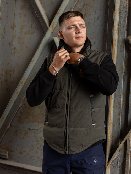 Жилетка Варгградъ мужская Зеленая