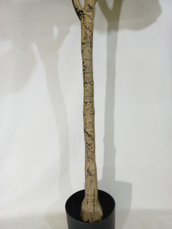 Искусственное растение разборное Фикус Лирата 180см в кашпо