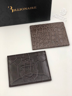 Картхолдер Billionaire из кожи крокодила