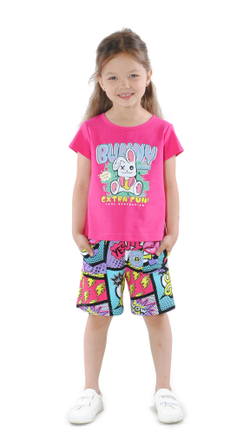 Футболка трикотажная для девочки 2-8 лет Fleur de Vie