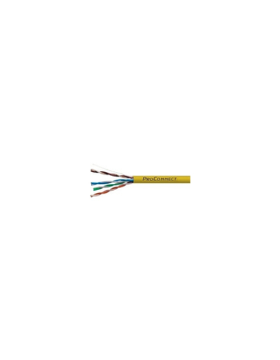 PROconnect (01-0027) Кабель витая пара U/UTP, CAT 5e, PVC, 2PR, 24AWG, INDOOR, SOLID, серый, 305м