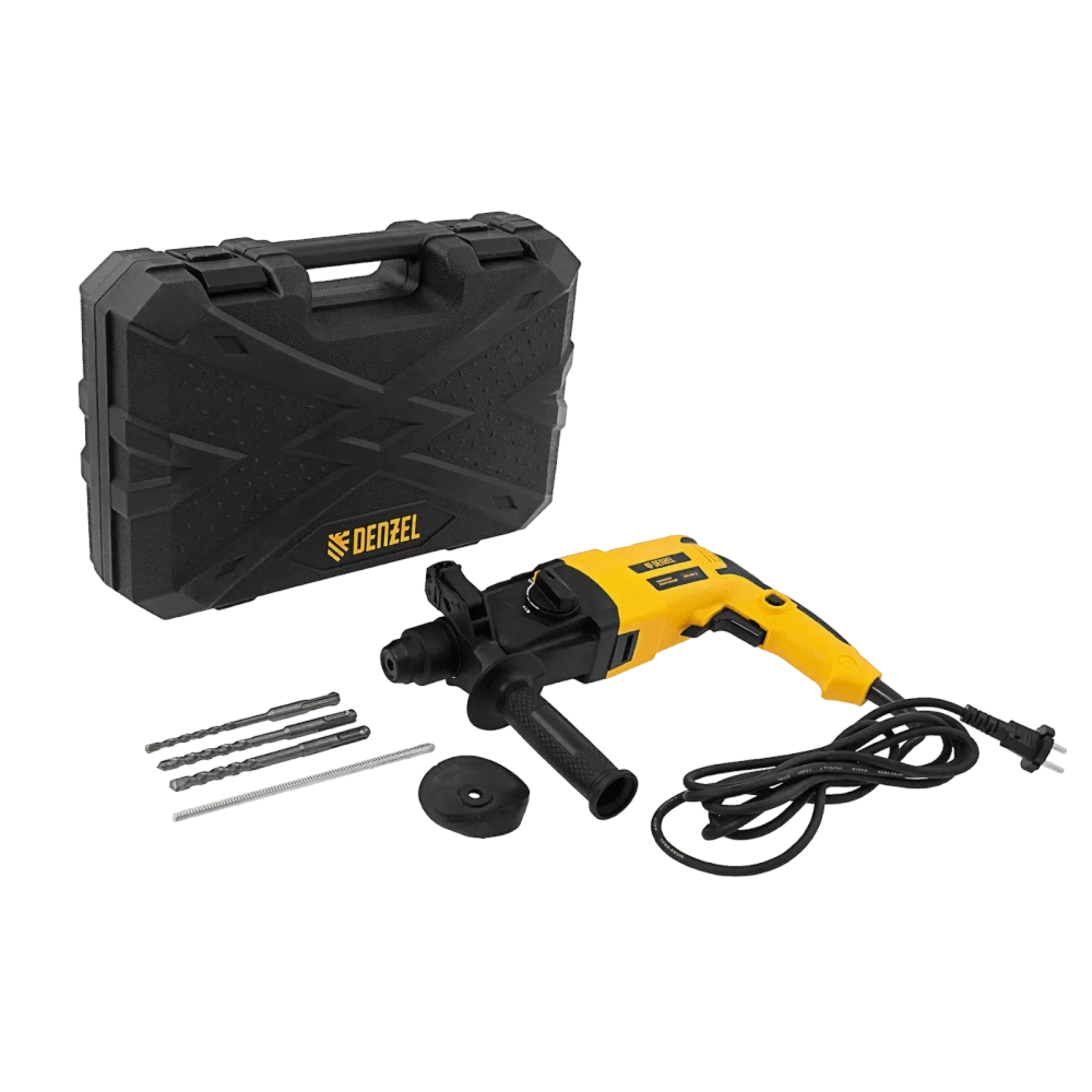 Перфоратор Denzel RHH-600-22, SDS-plus, 600 Вт, 2,5 Дж, 2 реж.(26602)