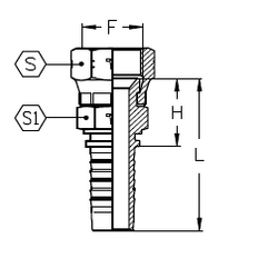 Фитинг DN 08 SAE J512/J516 5/8