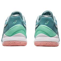 Женские Кроссовки теннисные Asics Gel-Resolution 8 Clay - smoke blue/white