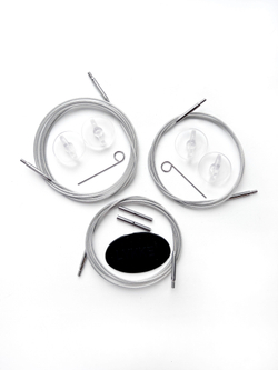 Набор съемных укороченных спиц 9см/9пар Flight Standard Purple Lykke