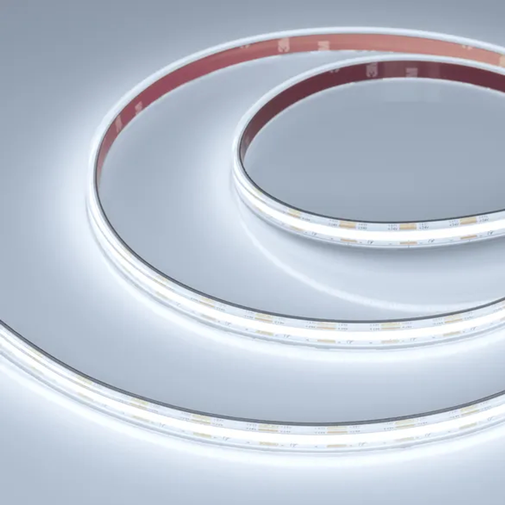 Светодиодная лента герметичная COB-PS-X560-12mm 24V White6000 (9.6 W/m, IP67, 10m) (Arlight, 5 лет) 048907