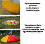 Батутная арена, диаметр 10 футов 3x3x3,2 м