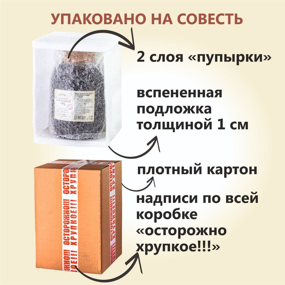 Мед натуральный гречишный 3л сбор 2024 , 4.4 кг