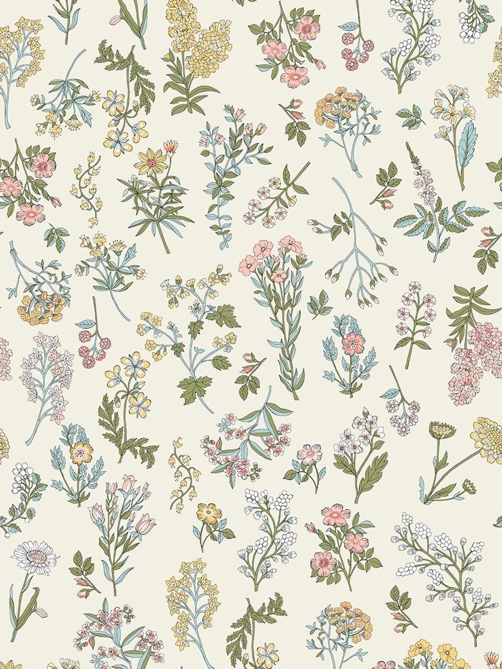 Постельное белье сатин Milky Garden "Botany/Botany" 1,5-спальный на молнии Наволочка 50х70 см 2 шт Простынь на резинке 90х200 см Пододеяльник 145х215 см