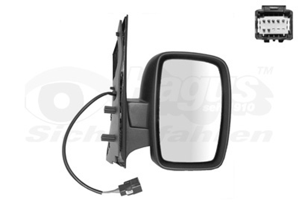 VAN WEZEL - 1612808-VAN - Exterior Mirror