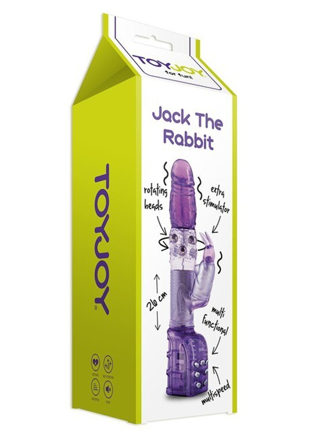 Вибратор Jack The Rabbit Pearl Purple (Цвет: сиреневый)