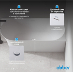 Акриловая ванна ABBER AB9258-1.7 R белая