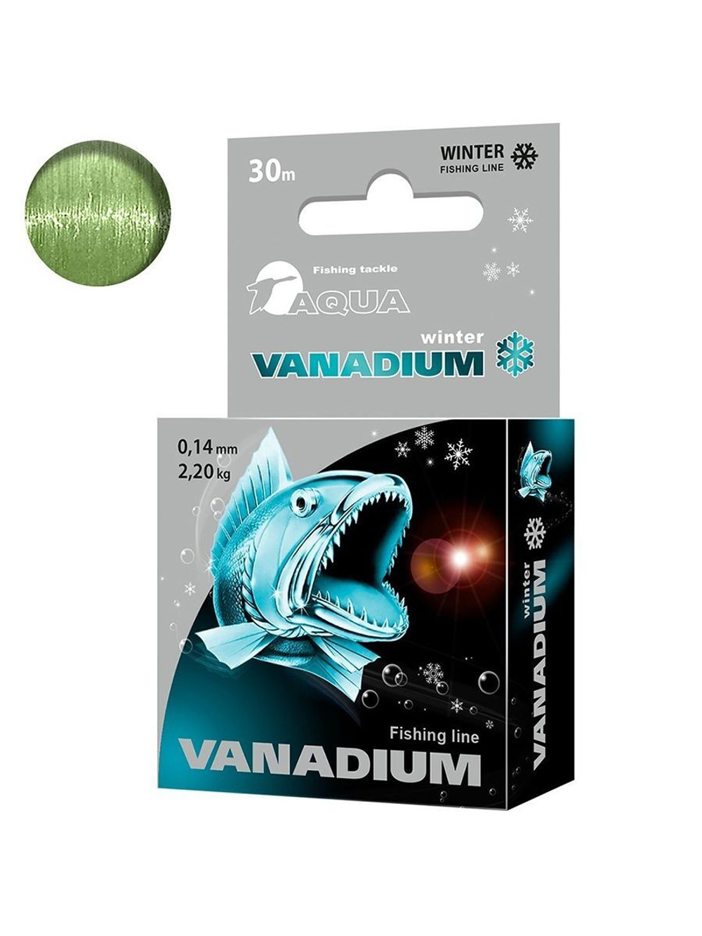 Леска IRIDIUM,TITANIUM,VANADIUM 30m 0,12 мм 3 шт