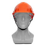 Каска защитная из ударопрочной пластмассы, оранжевая Сибртех 89113
