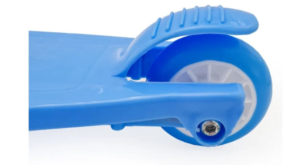 Самокат детский 3-х колесный колеса 150 мм, до 65 кг, голубой арт. 200820219