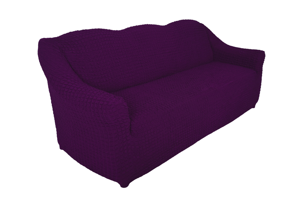 Чехол Модерн на 3-х местный диван, цвет Фиолетовый